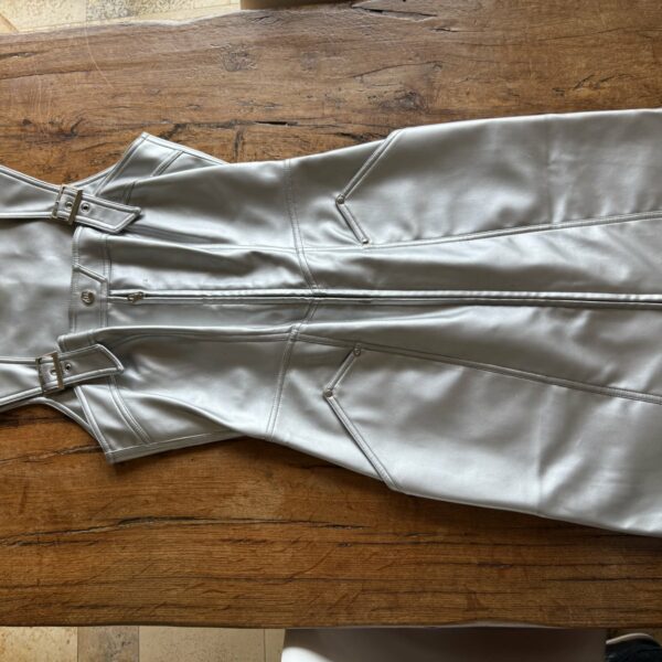 Robe iconique Thierry Mugler argentée